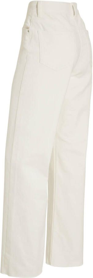 Anytime high waist jeans wide leg white