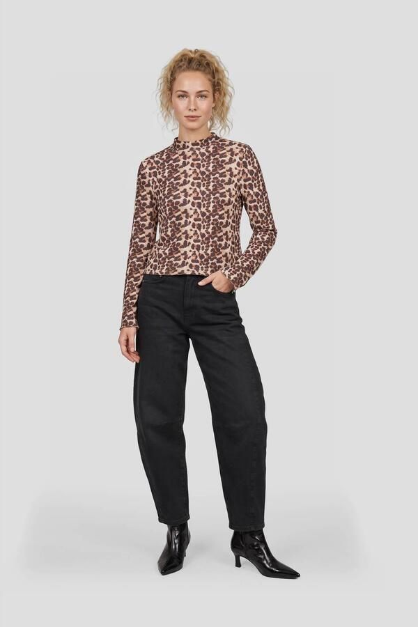 Anytime high waist barrel jeans zwart - Foto 2