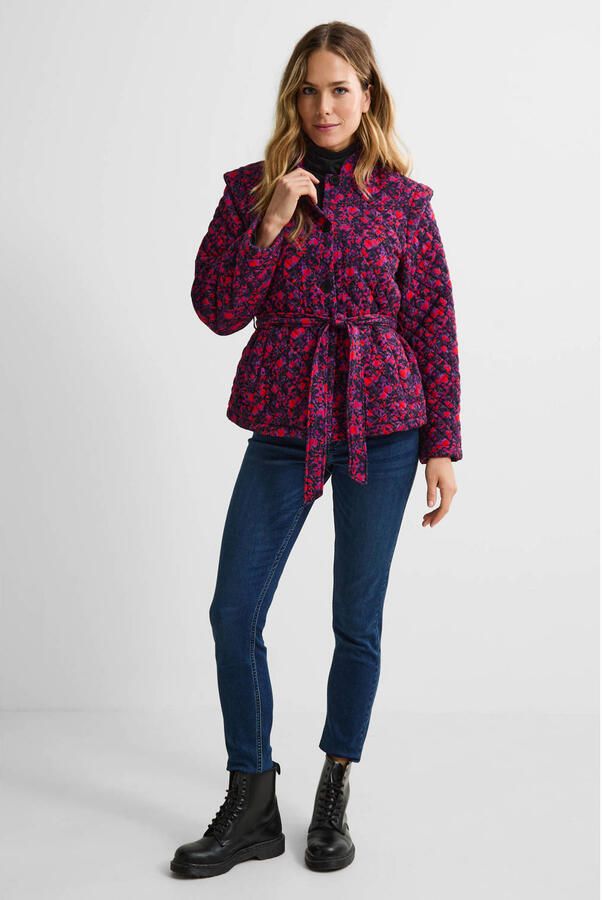 Anytime high waist skinny jeans donkerblauw