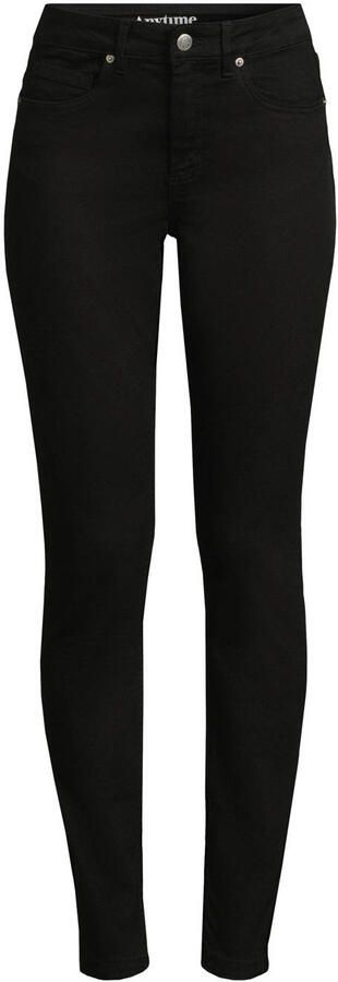 Anytime high waist skinny jeans zwart