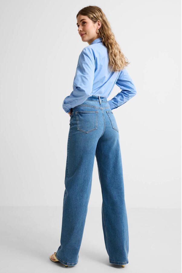 Anytime high waist wide leg jeans blue - Foto 2
