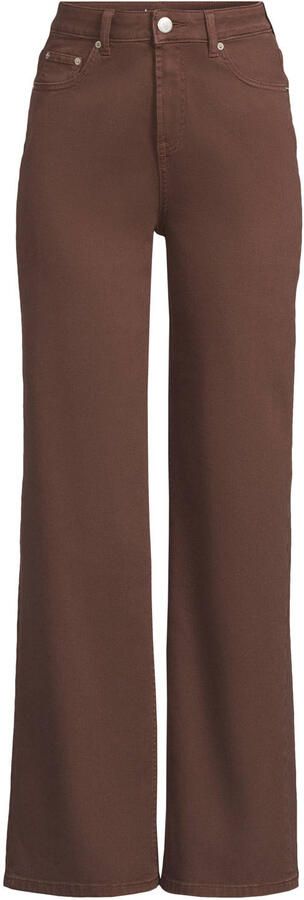 Anytime high waist wide leg jeans bruin - Foto 1