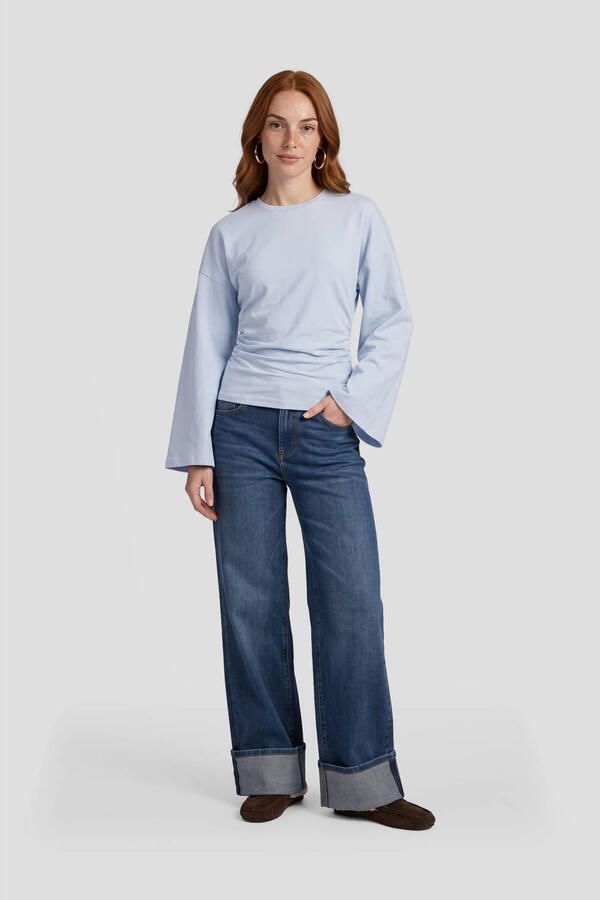 Anytime high waist wide leg jeans dark blue - Foto 1
