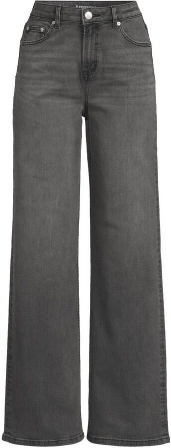 Anytime high waist wide leg jeans dark grey - Foto 1