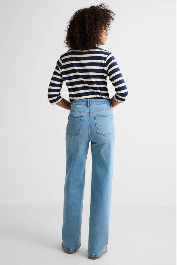 Anytime high waist wide leg jeans light blue - Foto 2