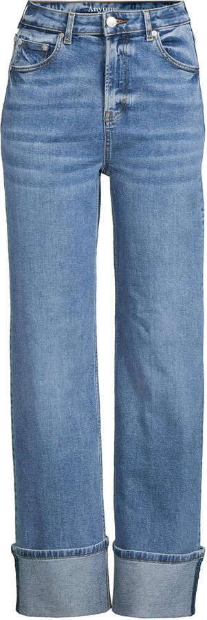 Anytime high waist wide leg jeans mid blue - Foto 3