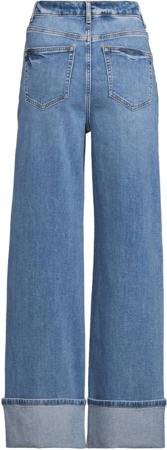 Anytime high waist wide leg jeans mid blue - Foto 2