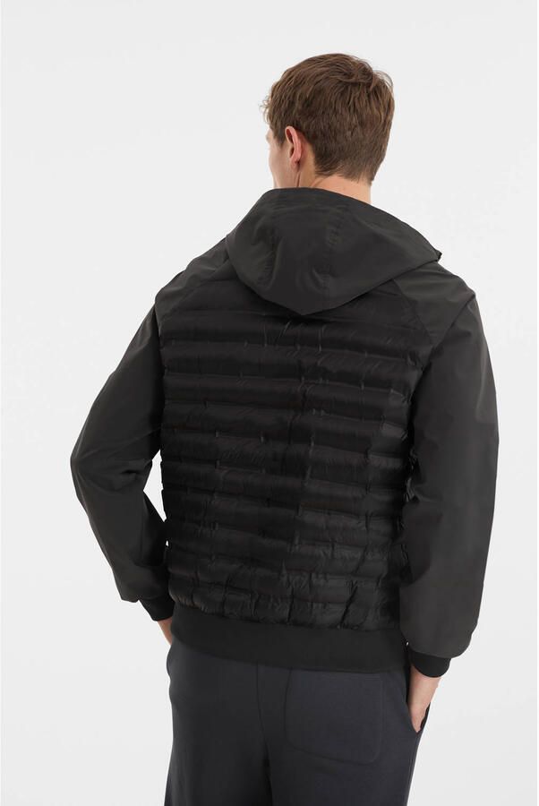 Anytime hybrid gewatteerde jas donkergrijs - Foto 3