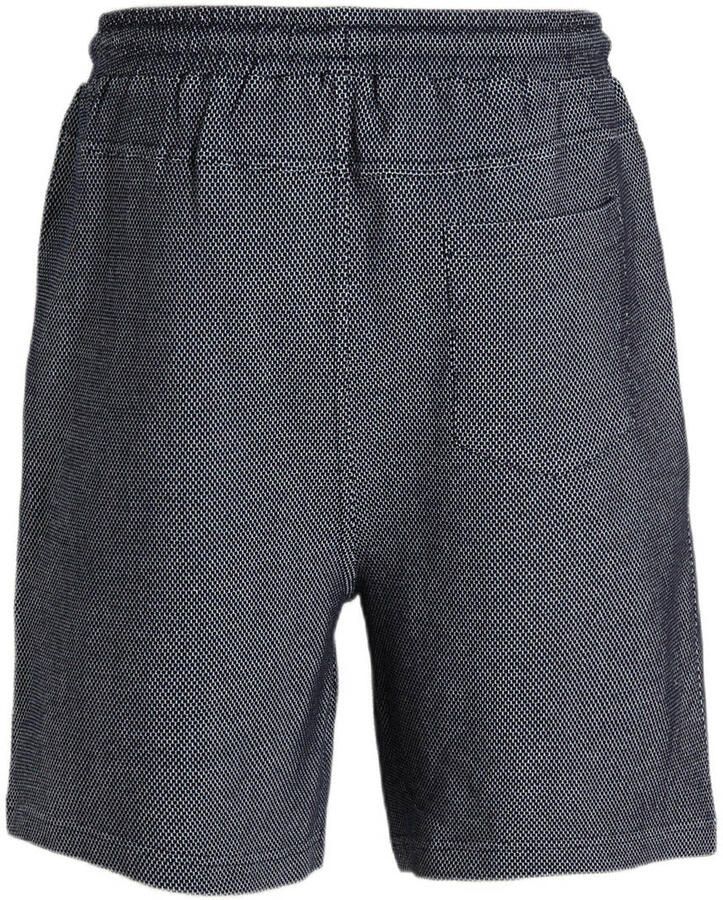 Anytime jacquard short marineblauw - Foto 2