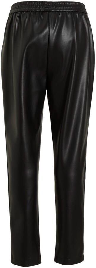 Anytime Joggingbroek imitatieleer zwart