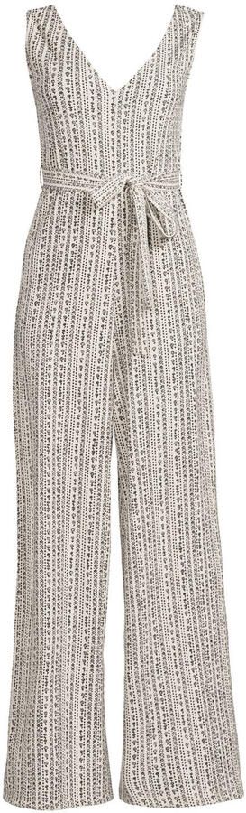 Anytime jumpsuit met all-over bloemenprint wit - Foto 3
