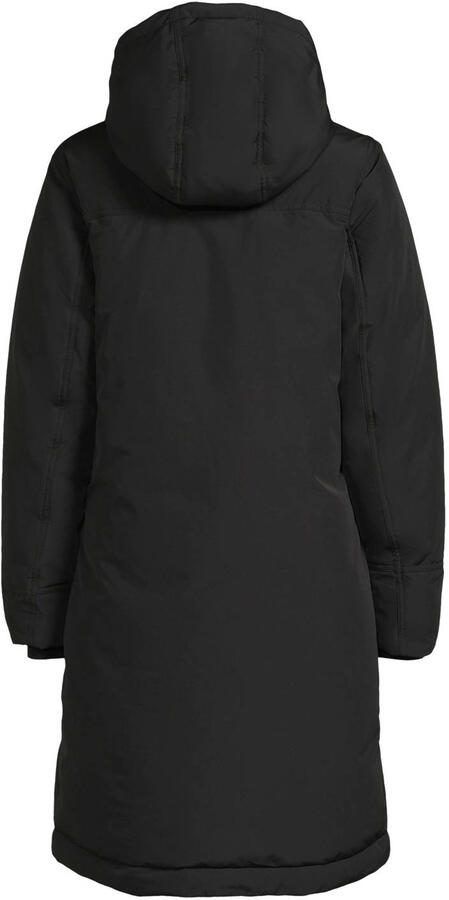 Anytime lange parka zwart