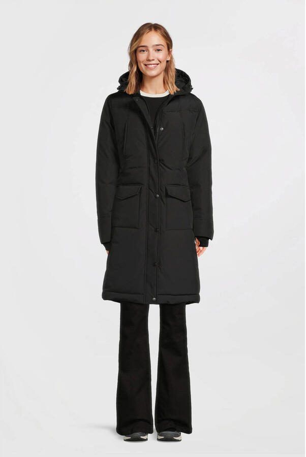 Anytime lange parka zwart - Foto 2