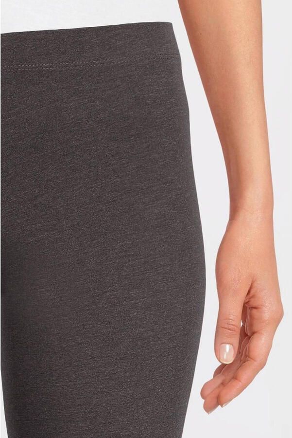 Anytime legging donkergrijs melange