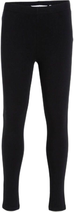 Anytime legging zwart Meisjes Katoen Effen 122 128