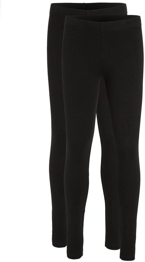 Anytime legging zwart (set van 2)