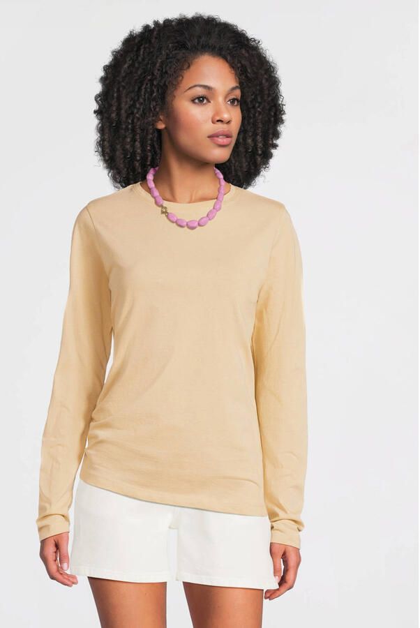 Anytime longsleeve beige