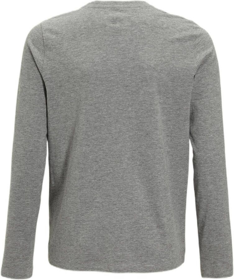 Anytime longsleeve grijs melnage