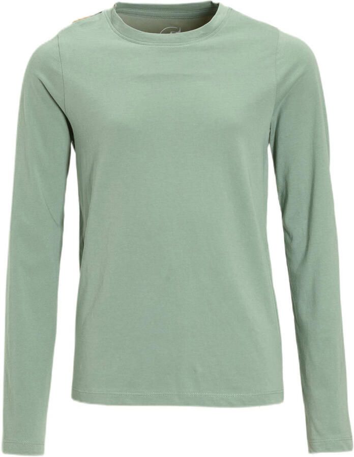 Anytime longsleeve lichtgroen
