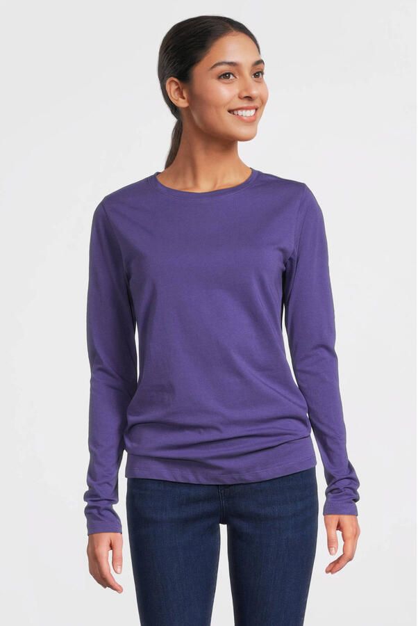 Anytime longsleeve paars