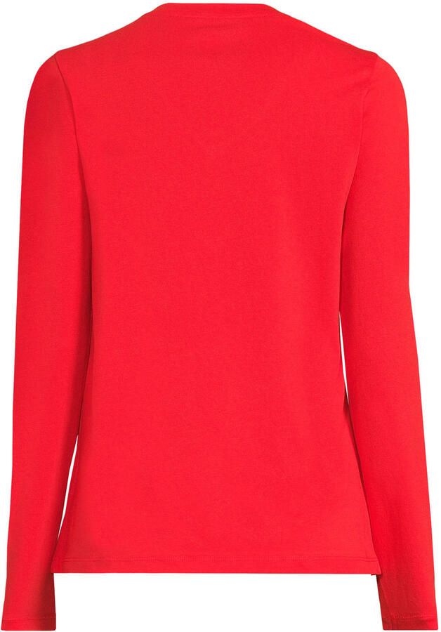 Anytime longsleeve V-hals rood - Foto 2