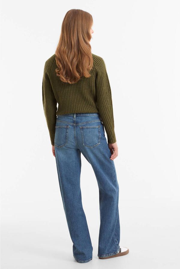 Anytime loose fit jeans donkerblauw