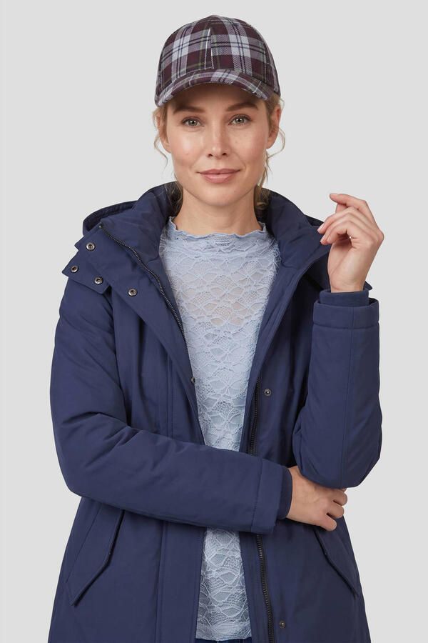 Anytime midi parka donkerblauw - Foto 2