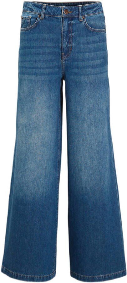 Anytime palazzo wide leg jeans blauw - Foto 3