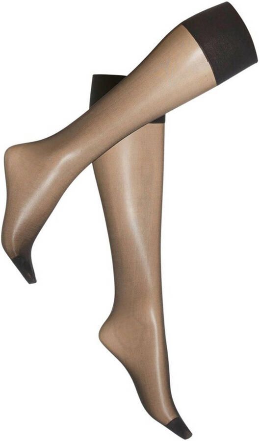 Anytime panty kniekousen 20 denier zwart (set van 5) - Foto 3