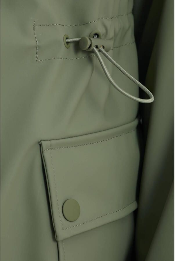 Anytime regenjas met capuchon khaki - Foto 2