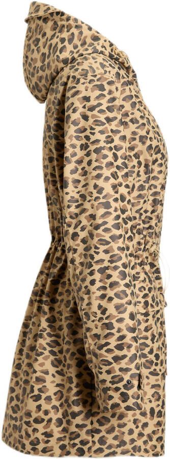 Anytime regenjas met capuchon leopard print - Foto 4
