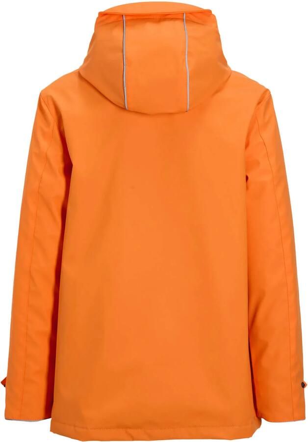 Anytime regenjas met voering oranje