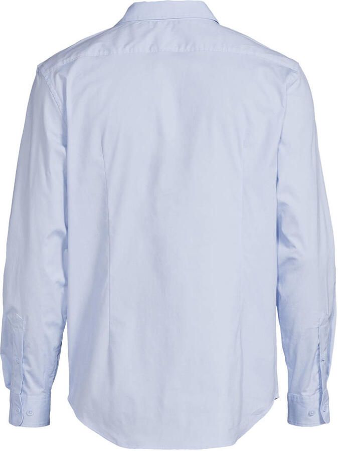 Anytime regular fit poplin overhemd lichtblauw