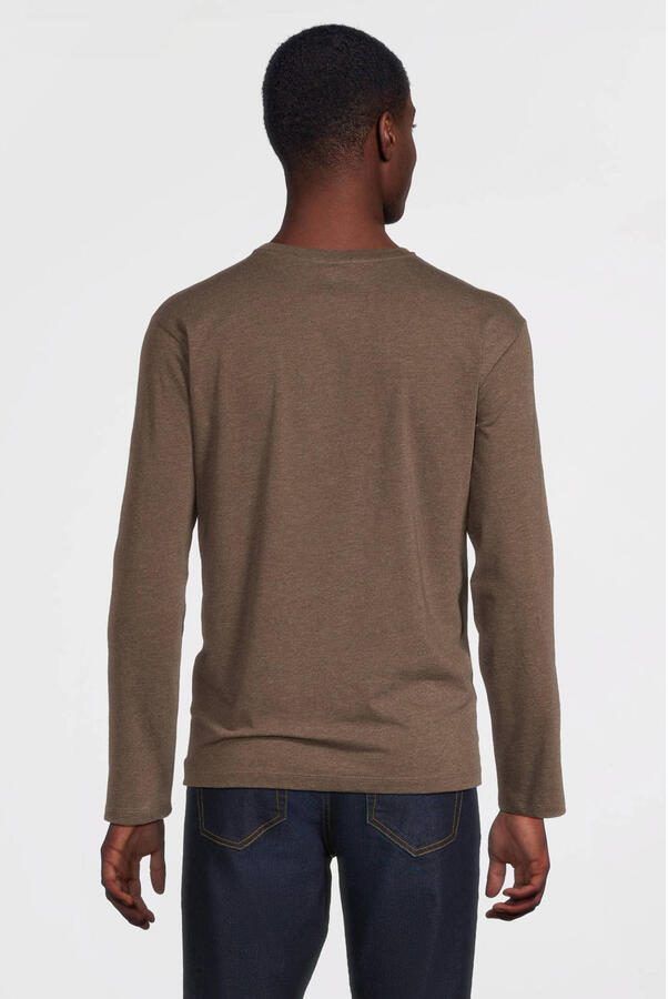 Anytime regular T-shirt bruin - Foto 4