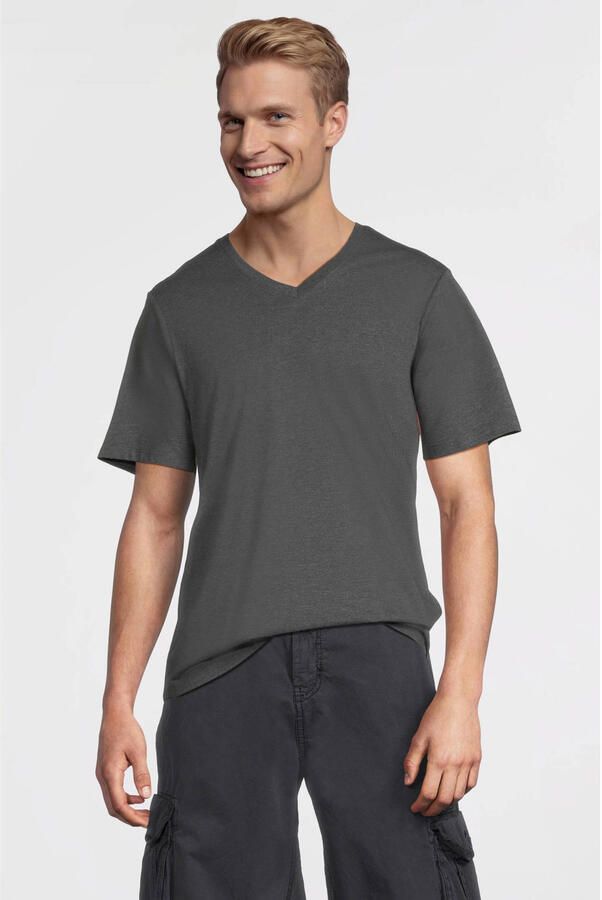 Anytime regular T-shirt grijs - Foto 2
