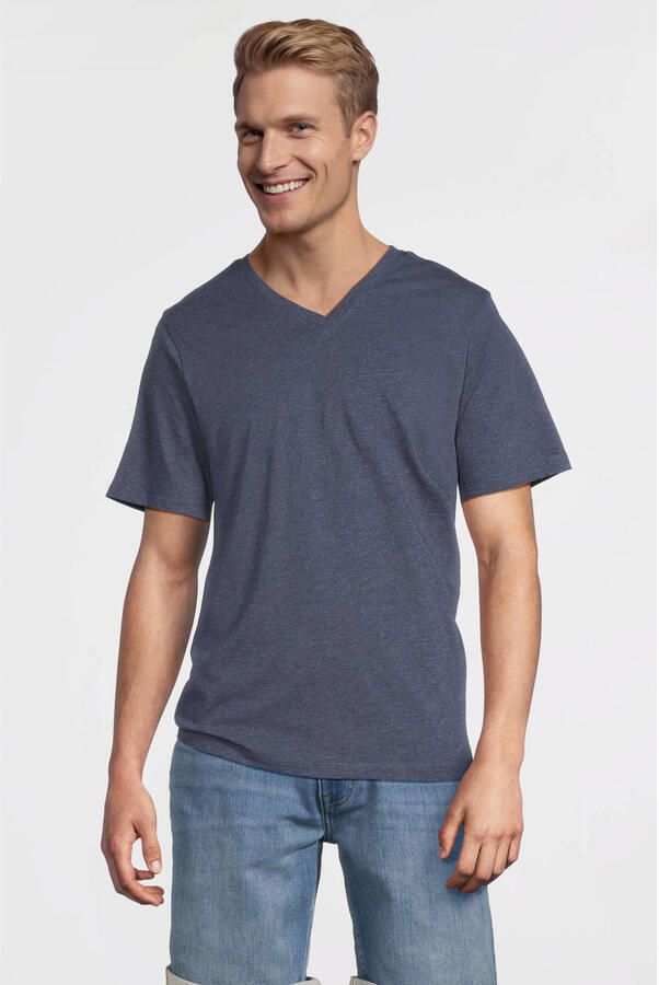 Anytime regular T-shirt marineblauw - Foto 2
