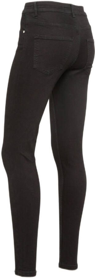 Anytime regular waist skinny jeans zwart