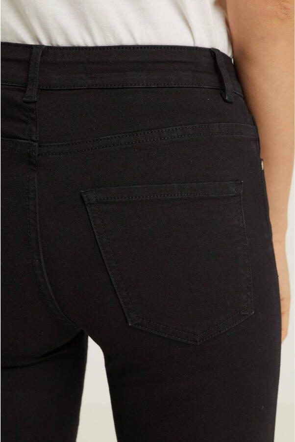 Anytime regular waist skinny jeans zwart - Foto 2