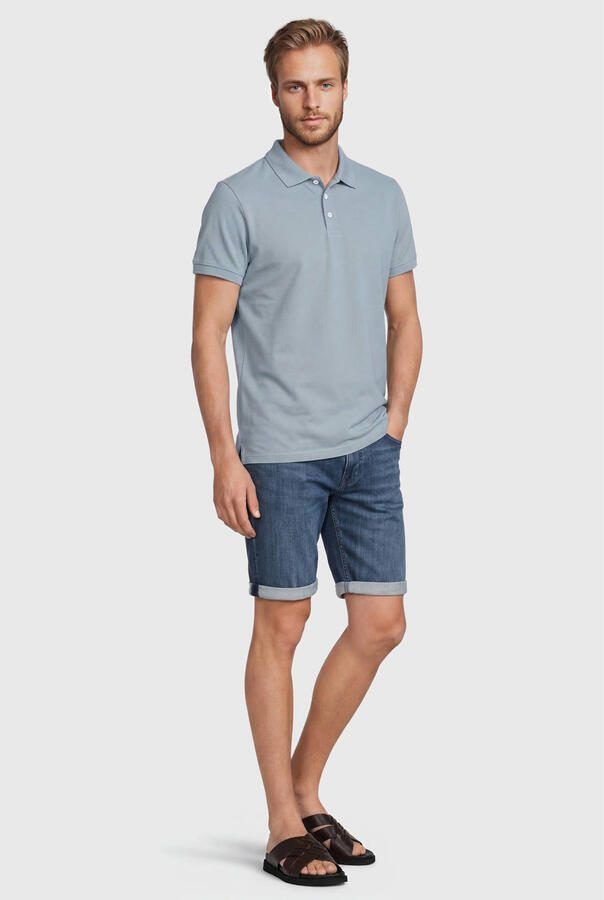 Anytime relaxed denim short blauw - Foto 2