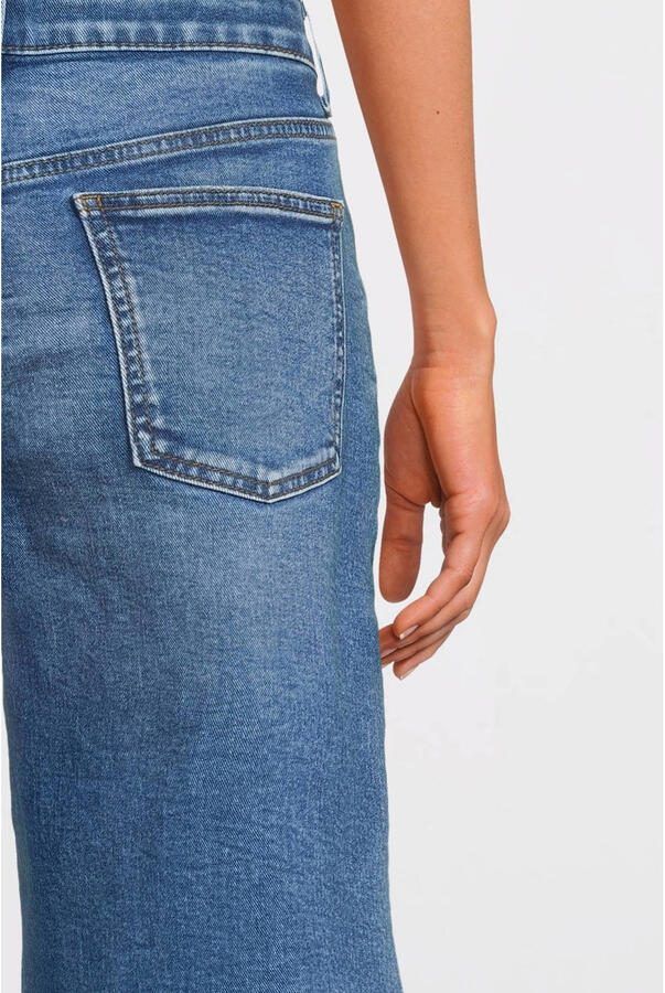 Anytime relaxed denim short blauw - Foto 2