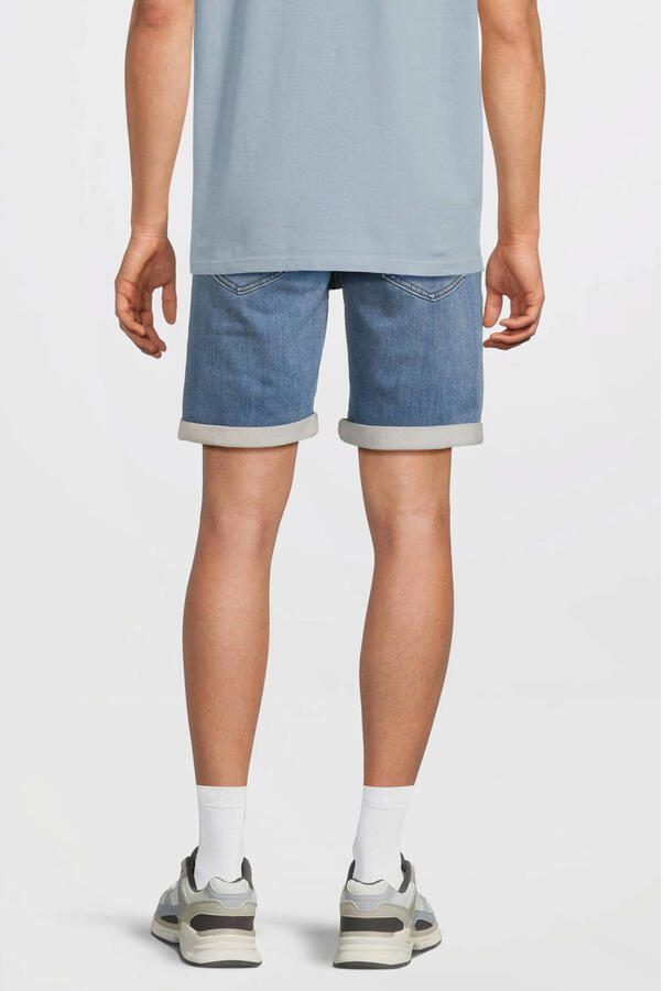Anytime relaxed denim short lichtblauw - Foto 2