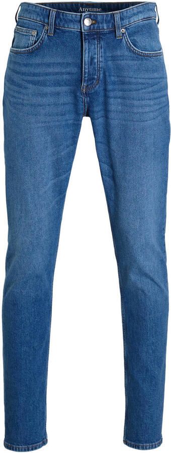 Anytime relaxed fit jeans blauw