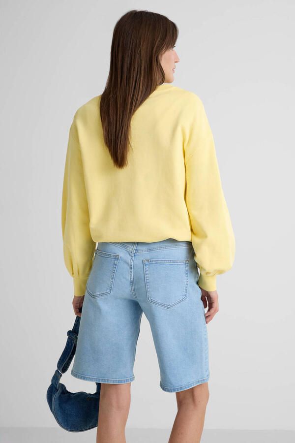 Anytime relaxed long short lichtblauw - Foto 3