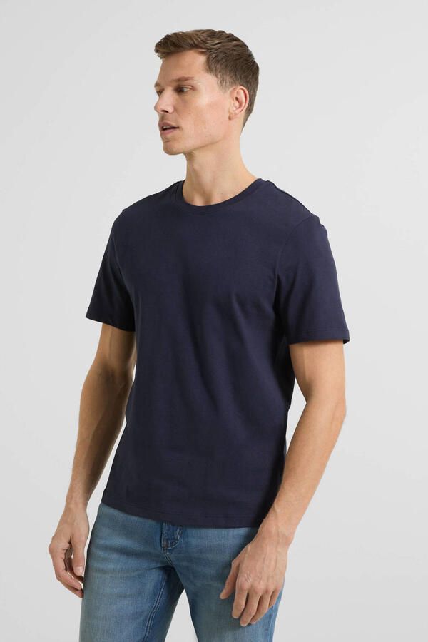 Anytime relaxed T-shirt donkerblauw - Foto 2