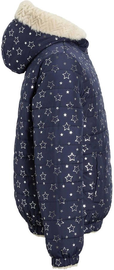 Anytime reversible jas textured bont sterrenprint - Foto 3