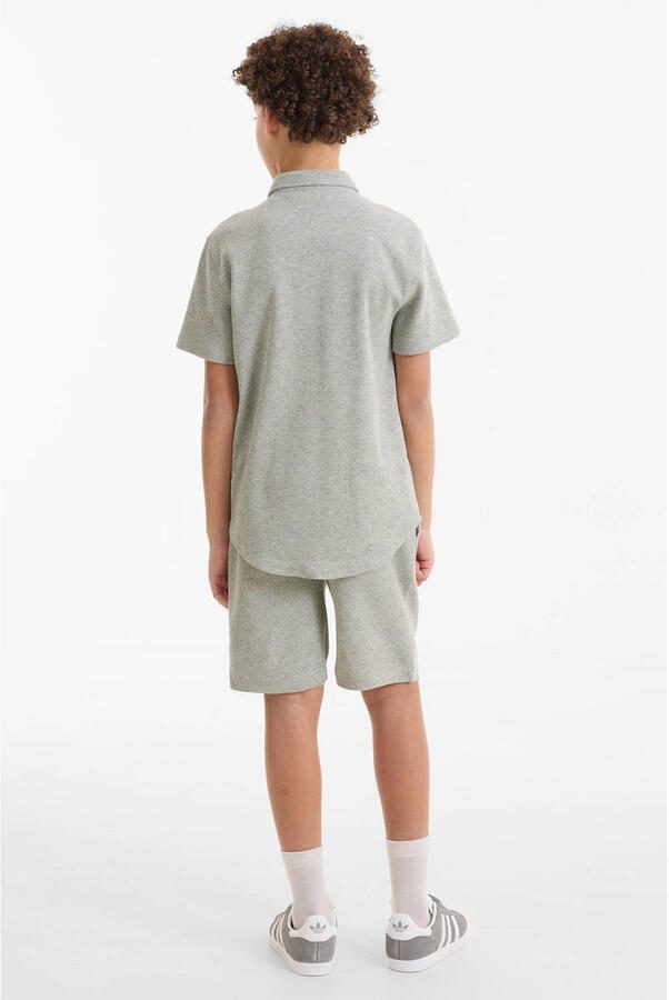 Anytime shirt waffle grijs - Foto 3