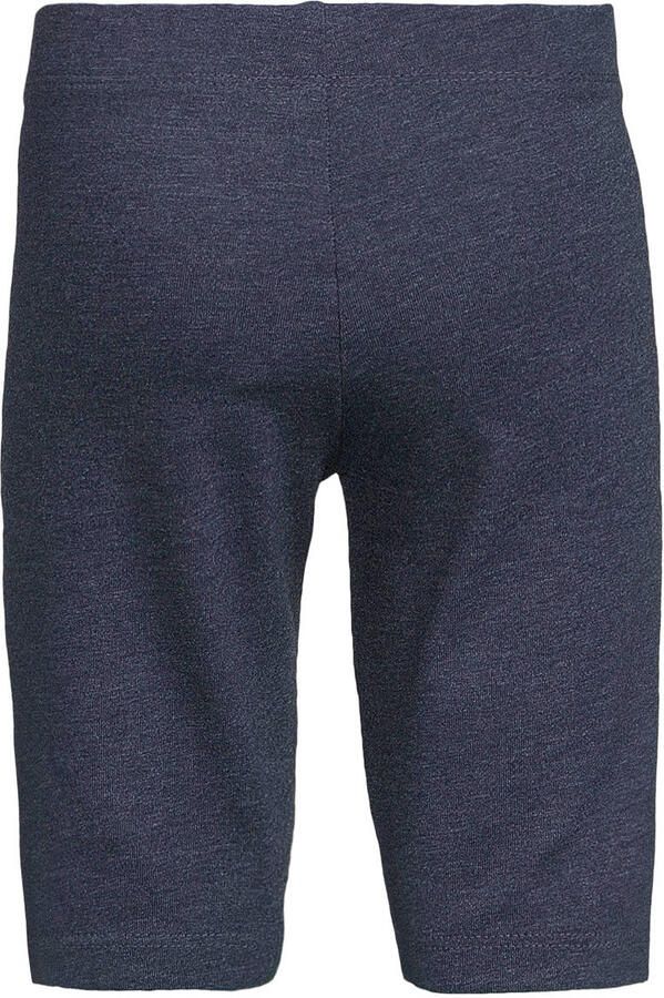 Anytime skinny biker short donkerblauw melange