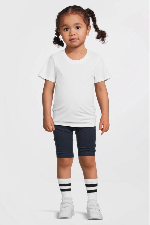 Anytime skinny biker short donkerblauw melange - Foto 3