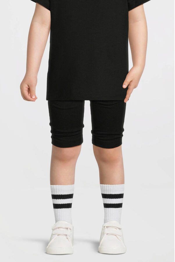 Anytime skinny biker short zwart