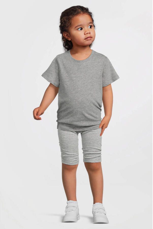 Anytime skinny biker shorts grijs melange - Foto 3